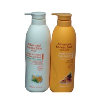 Advanced Korean Skin - Bright & Exfoliate Mint Body Gel Wash